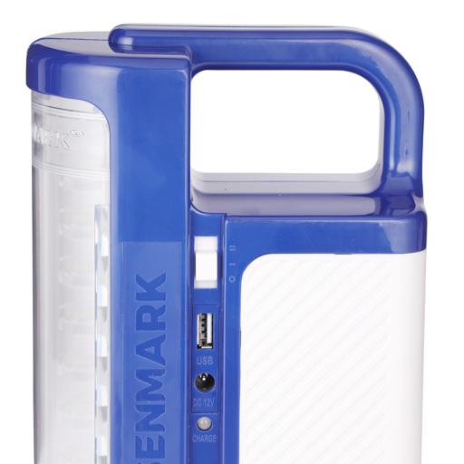 display image 6 for product Olsenmark OME2789 Rechargeable LED Tube Lantern - 60pcs SMD LED with 3 Tube Light - Powerbank Function - Solar Panel - Operating Time 200 Hours.
