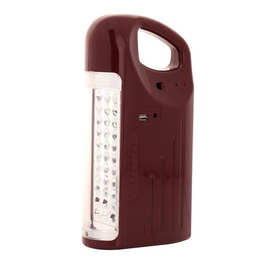 display image 5 for product Olsenmark Rechargeable Led Emergency Lantern & Flashlight, 2 In 1 - Overcharge And Discharge Battery