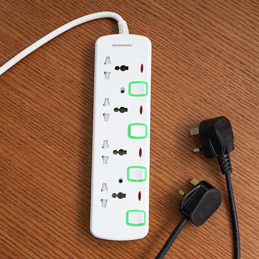 display image 2 for product Olsenmark Extension Socket, 4 Way - 4M - Power Extension Socket -Multi Plug Power Cable- High Quality