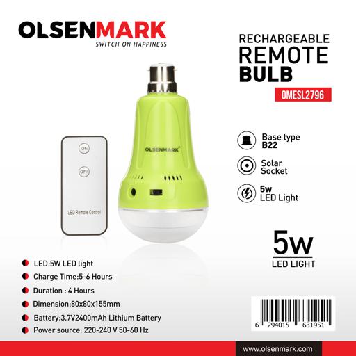 display image 6 for product Rechargeable Bulb with remort