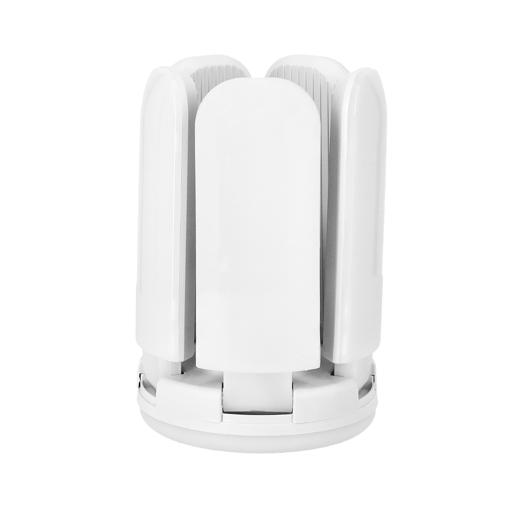 display image 1 for product Olsenmark 5 Leaf Led Folding Lamp - Portable 5 Adjustable Leafs 90- Degree Adjustable Ceiling Light | Long Hours Working Life | Ideal for Garage, Workshop, Hotel, Shops, Restaurants, Office & More