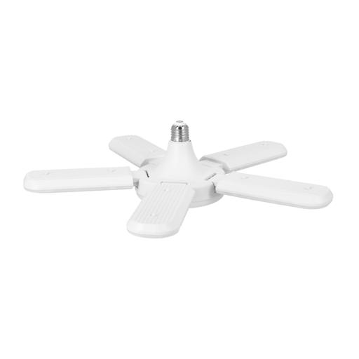 display image 4 for product Olsenmark 5 Leaf Led Folding Lamp - Portable 5 Adjustable Leafs 90- Degree Adjustable Ceiling Light | Long Hours Working Life | Ideal for Garage, Workshop, Hotel, Shops, Restaurants, Office & More