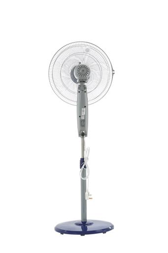 display image 5 for product Olsenmark Stand Fan, 16 Inch - Piano Button Switches, 3 Speed Settings - 5 Leaf Abs Transparent Blade