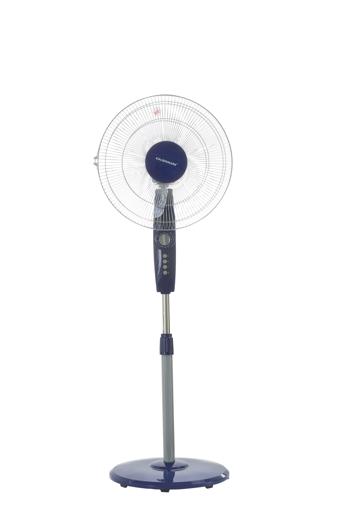 Olsenmark Stand Fan, 16 Inch - Piano Button Switches, 3 Speed Settings - 5 Leaf Abs Transparent Blade hero image