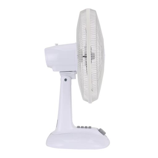 display image 5 for product Olsenmark Table Fan, 16"- Piano Switches- 3 speed setting - OMF1700 | 120 Ribbed Grills, 5 Leaf ABS Transparent Blades - Wide Angle Horizontal Oscillation - Timer Function - Cooling for Summer in Home/Office