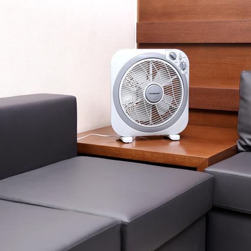 display image 4 for product Olsenmark 12'' Box Fan - Powerful Personal Desk Box Fan With Copper Motor