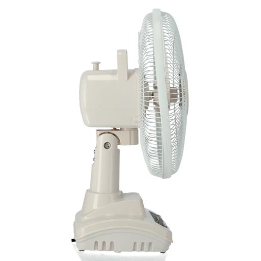 display image 9 for product Olsenmark Rechargeable Oscillating Fan, 12 Inch - 5 Leaf Pp Blades - Led Night Light - Mobile Charging