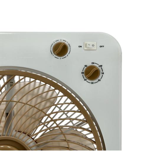 display image 7 for product Olsenmark Box Fan, 12 Inch - 3 Speed Setting - 5 Leaf Strong Blade - Timer Function