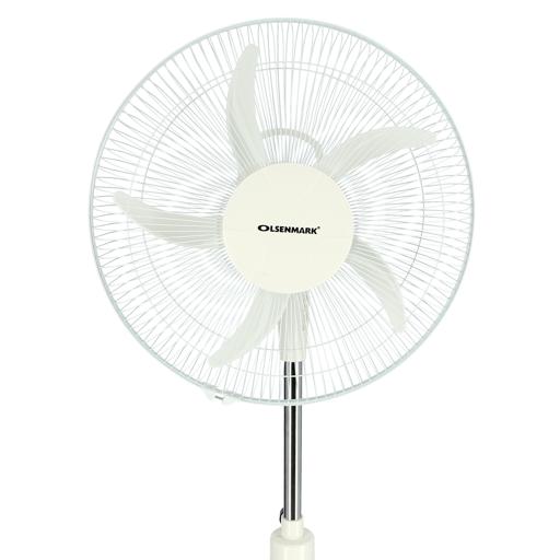 display image 6 for product Olsenmark Rechargeable Stand Fan, 16 Inch - Led Light - Remote Control - 12V, 4.5Ah Lead-Acid Battery
