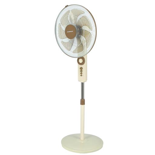Olsenmark Rechargeable Stand Fan, 18 Inch - Super Quiet Copper Motor - 3 Speed Setting - 7 Leaf Blade hero image