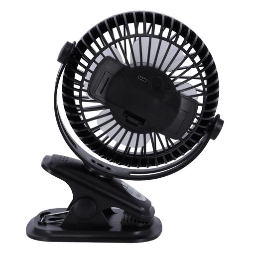 display image 7 for product Olsenmark Rechargeable Fan With Light - Clip Fan - 3.7V, 1200Mah Lithium Battery - Usb Charging