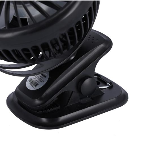 display image 6 for product Olsenmark Rechargeable Fan With Light - Clip Fan - 3.7V, 1200Mah Lithium Battery - Usb Charging