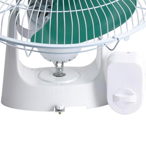 display image 1 for product 16" Orbit Fan, Silent and Cool Breeze, OMF1840 | Poly Coated Safety Grill | 3 Leaf Blade & Oscillating Head | 3 Speed Control Cabin Fan with Low Noise Motor