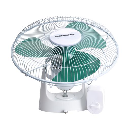 display image 4 for product 16" Orbit Fan, Silent and Cool Breeze, OMF1840 | Poly Coated Safety Grill | 3 Leaf Blade & Oscillating Head | 3 Speed Control Cabin Fan with Low Noise Motor