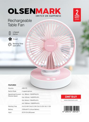 display image 12 for product Olsenmark Mini Fan