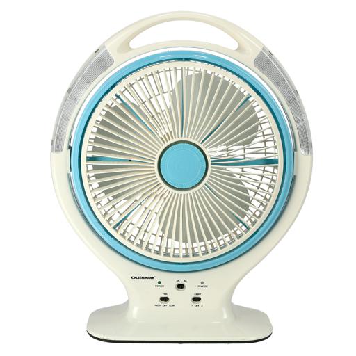 multifunction rechargeable fan with led light