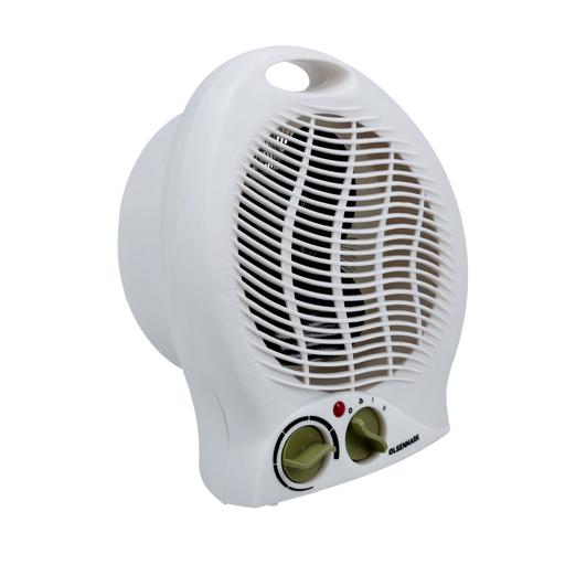 display image 1 for product Olsenmark Fan Heater - Two Heating Powers - Adjustable Thermostat - Overheat Protection - Portable