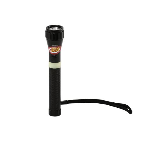display image 7 for product Olsenmark Rechargeable Led Flashlight With Night Glow - 2.4V 1600Mah Ni-Cd Battery - Aluminum Body