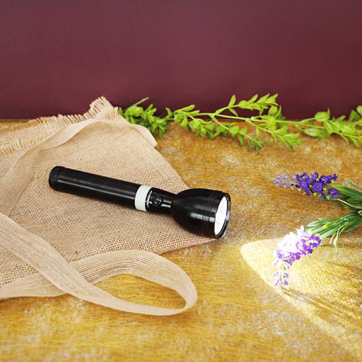 display image 3 for product Olsenmark Rechargeable Led Flashlight - Super Bright Cree-Xpe Led Torch Light - Built-In 2000Mah