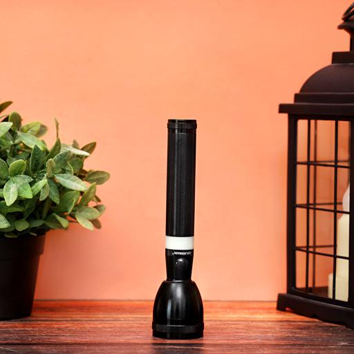 display image 2 for product Olsenmark Rechargeable Led Flashlight - Super Bright Cree-Xpe Led Torch Light - Built-In 2000Mah