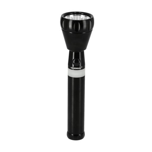 display image 0 for product Olsenmark Rechargeable Led Flashlight, 242 Mm - Super Bright Cree- Led Torch Light - 1500 Distance