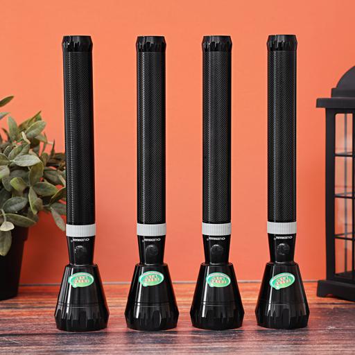 display image 3 for product Olsenmark Rechargeable Led Flashlight, 4Pc- Super Bright Cree-Xpe Led Torch Light - 2000 Distance