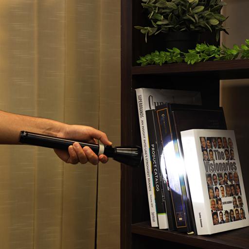 display image 4 for product Olsenmark Rechargeable Led Flashlight, 4Pc- Super Bright Cree-Xpe Led Torch Light - 2000 Distance