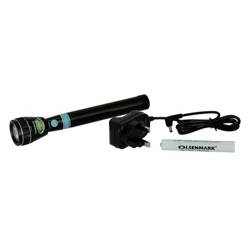 display image 7 for product Rechargeable LED Flashlight, 206 MM - - 3W CREE-XPE LED - 800mAh NI-CD Battery - Aluminium Body - 1000meters Real Range Distance - 1hour of Working