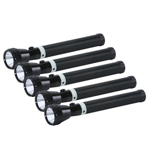 display image 8 for product Olsenmark Rechargeable Led Flashlight, 5Pcs- Super Bright Cree-Xpe Led Torch Light - 2000 Distance