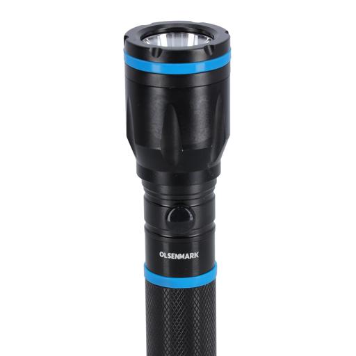 display image 10 for product 3-in-1 Rechargeable LED Flashlight, Waterproof, OMFL2800 | Aircraft Aluminium Alloy Body | 1.5Hrs Working | 4W CREE LED | Ideal for Trekking, Camping & More