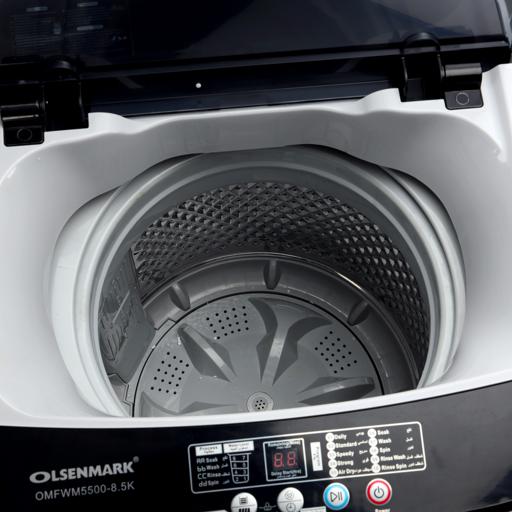 display image 9 for product Fully Automatic Washing Machine – 7.0 Kg | Stainless Steel Drum- Tempered Glass- Olsenmark 