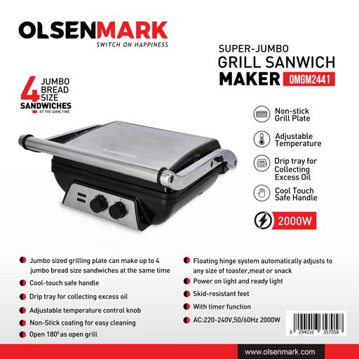 display image 9 for product 4Slice Gril Sandwich Makr/Nstk Plate