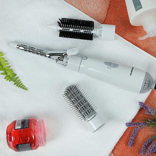 display image 1 for product 4-in-1 Hot Air Styler, Hot Air Brush with 2 Speed, OMH3049 | Hot Air Styler, Brush, Volumizer, Curler | Hanging Hole | Multi-Functional Salon Hair Styler | Curler & Comb | 750W