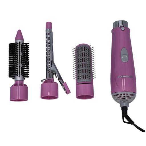 4-in-1 Hot Air Styler, Hot Air Brush with 2 Speed, OMH3049 | Hot Air Styler, Brush, Volumizer, Curler | Hanging Hole | Multi-Functional Salon Hair Styler | Curler & Comb | 750W hero image
