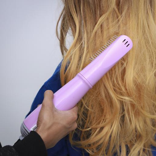 display image 2 for product 4-in-1 Hot Air Styler, Hot Air Brush with 2 Speed, OMH3049 | Hot Air Styler, Brush, Volumizer, Curler | Hanging Hole | Multi-Functional Salon Hair Styler | Curler & Comb | 750W