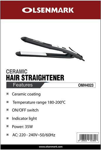 display image 8 for product Olsenmark Ceramic Hair Straighteners