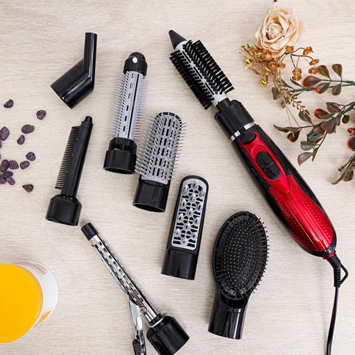 Buy Olsenmark Multi Function Hair Styler, 8 In 1 - 3 Heat & 2 Speed Setting - 360 Degree Swivel Cord Online in UAE - Wigme Buy Olsenmark Multi Function Hair Styler, 8 In 1 - 3 Heat & 2 Speed Setting - 360 Degree Swivel Cord Online in UAE - Wigme