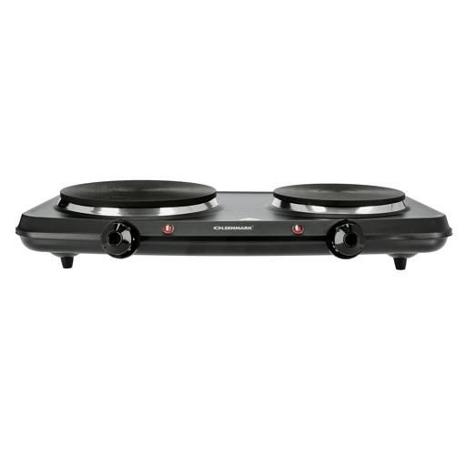 Portable Electric Cooker 2500w Double Hob Hot Plate Table Top Hotplate Black