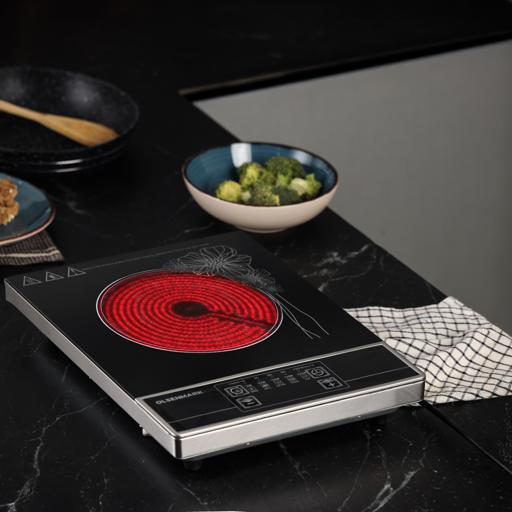 display image 1 for product Olsenmark OMIC2091 Infrared Cooker - Electric Infrared Glass Ceramic Cooker - Portable - Safe & Reliable