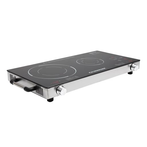 display image 4 for product Olsenmark Double Burner Infrared Cooker - Portable- Isolated Handles - Overheat Protection