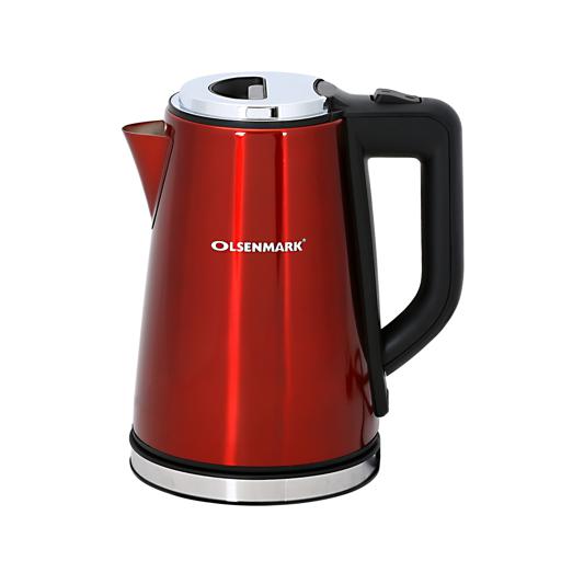 Olsenmark Cordless Electric Stainless Steel Kettle, 1.7L - Cordless Kettle - Concealed Heating Element hero image