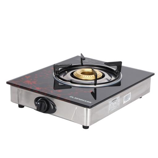 Buy Olsenmark Tempered Glass Single Burner Gas Stove - Auto 