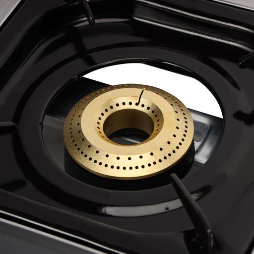 display image 9 for product Olsenmark Stainless Steel Triple Burner Gas Stove - Auto Ignition - Cast Iron Pan Burner