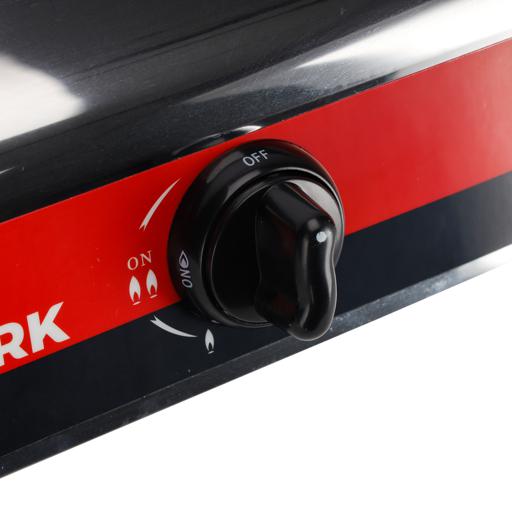 display image 6 for product Olsenmark Stainless Steel Triple Burner Gas Stove - Auto Ignition - Cast Iron Pan Burner