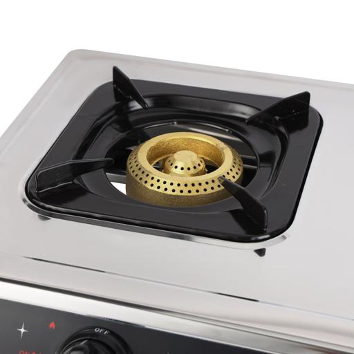 display image 11 for product Olsenmark Gas Cooker - OMK2229 | Automatic Ignition System | 3 Cast Iron Burner with Enamel Pan Support| Low Gas Consumption and Efficient Indian Burners| Improved Gas Flow for Efficient Heating| LPG Gas Stove| Silver| 2 Years Warranty