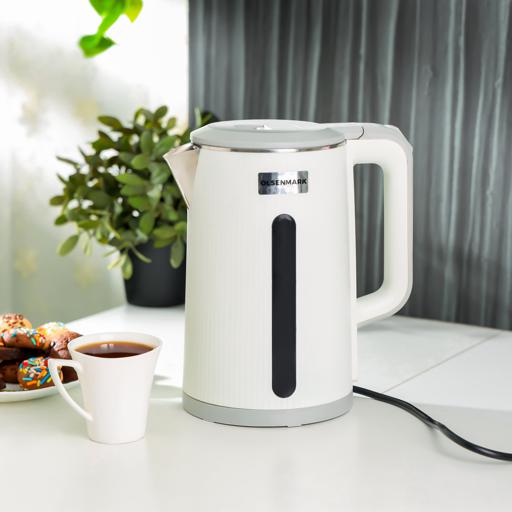 Geepas 0.5L Electric Kettle 1000W - Portable Design Stainless Steel Body, On/Off Indicator with Auto Cut Off, Fast Boil water, Milk, Coffee, Tea