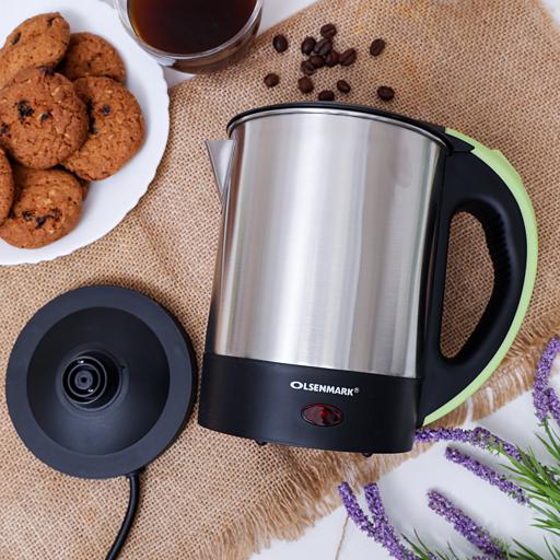 display image 4 for product Olsenmark Electric Stainless-Steel Kettle, 1L - Concealed Heating Element - 360-Degree Rotation