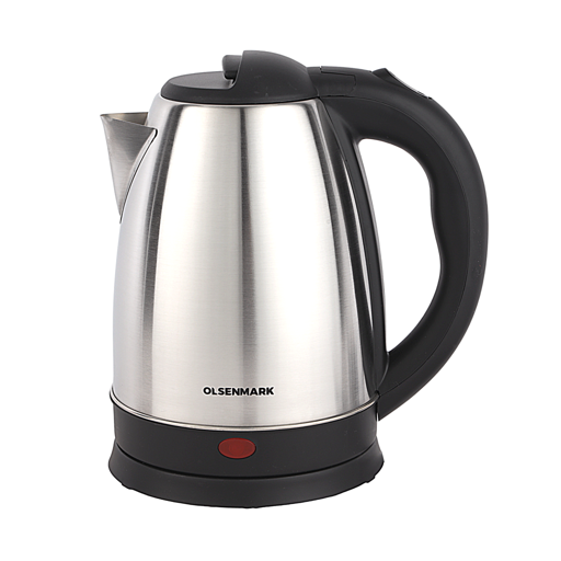 display image 5 for product Olsenmark OMK2259 Electric Stainless Steel Kettle, 1.8L - 360 Rotational - Stainless Steel Body - Auto Turn Off - On/Off Switch With Light Indicator - Boil-Dry Protection -1500W