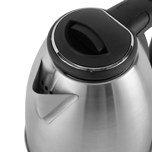 display image 13 for product Olsenmark OMK2259 Electric Stainless Steel Kettle, 1.8L - 360 Rotational - Stainless Steel Body - Auto Turn Off - On/Off Switch With Light Indicator - Boil-Dry Protection -1500W