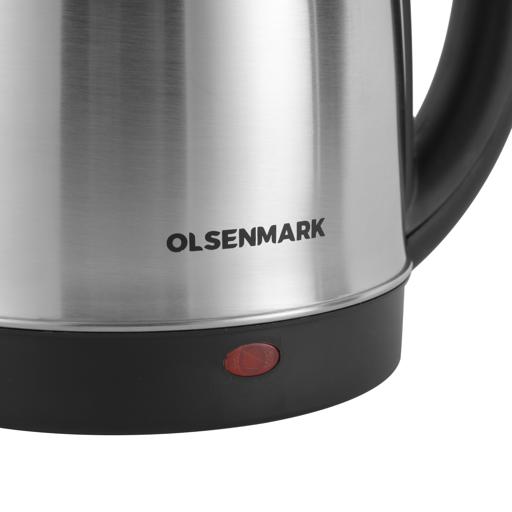 display image 12 for product Olsenmark OMK2259 Electric Stainless Steel Kettle, 1.8L - 360 Rotational - Stainless Steel Body - Auto Turn Off - On/Off Switch With Light Indicator - Boil-Dry Protection -1500W